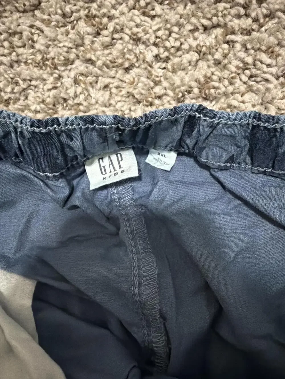 GAP Kids Boys Camo Blue Camouflage Pants XXL
